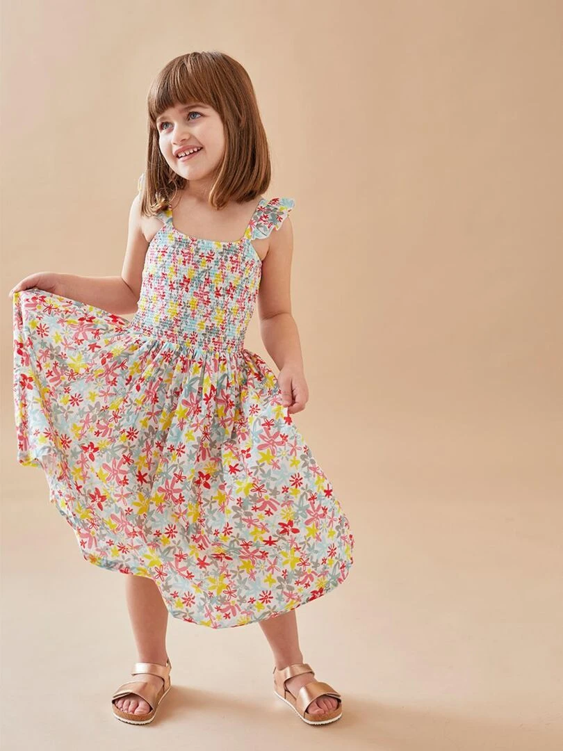 Robe longue à imprimés fleuris Noukie's Rose