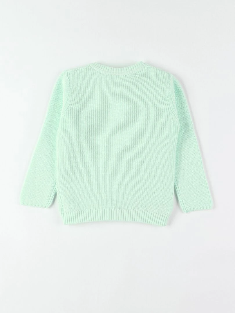 Cardigan en tricot côtelé bio    Noukie's   Bleu