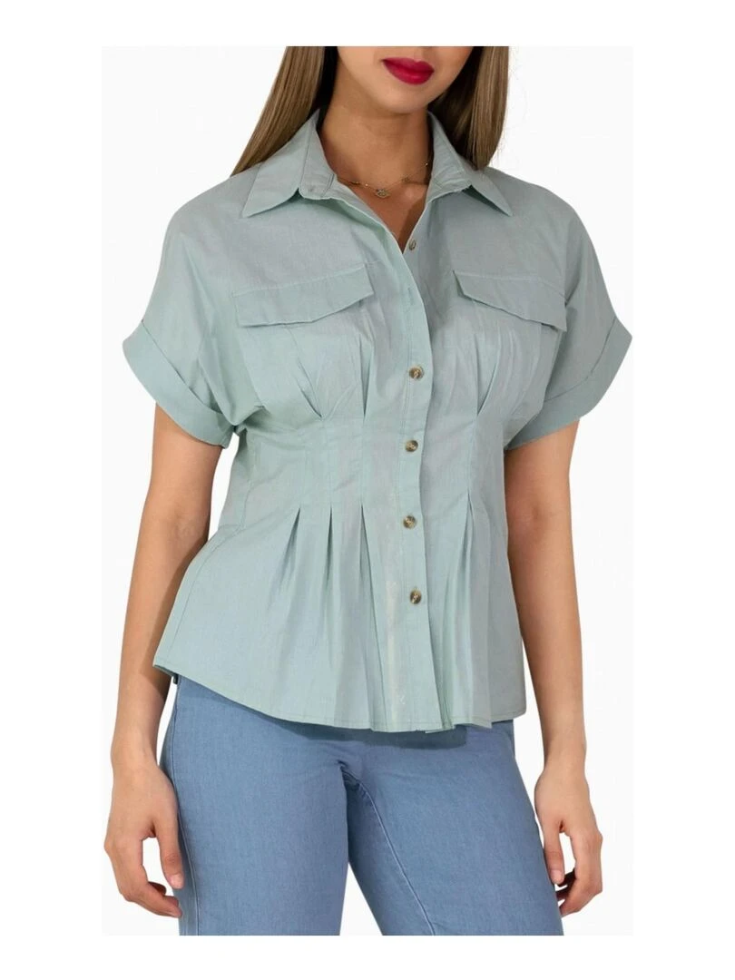 Chemise Kebello Vert