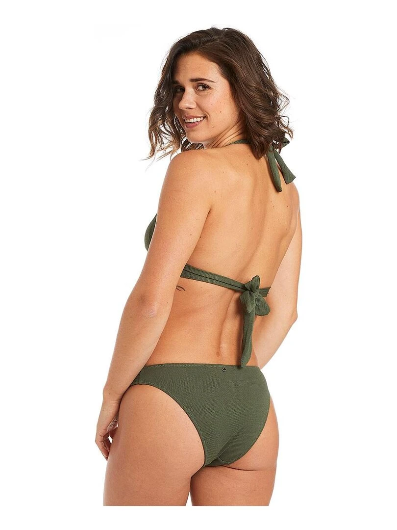 Haut de maillot de bain triangle ZANZIBAR   Camille Cerf & Pomm'Poire   Vert
