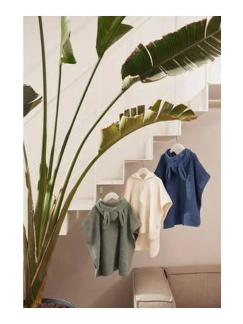 Poncho de Bain Ivoire   Jollein   Beige