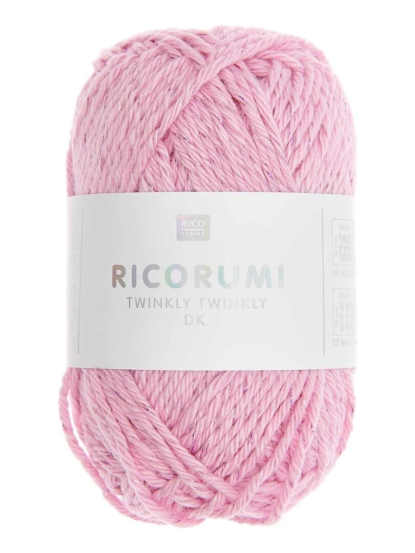 Pelote de coton Ricorumi 25 g Rose N/A