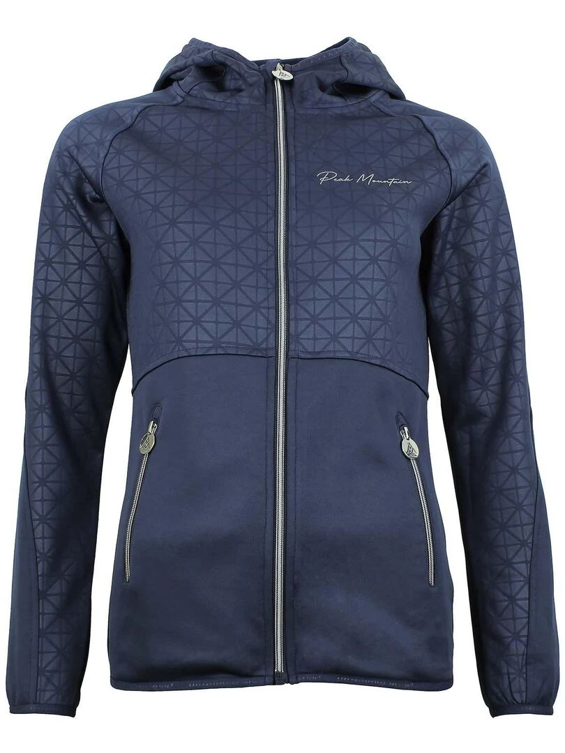 Blouson polarshell femme AMON Bleu marine