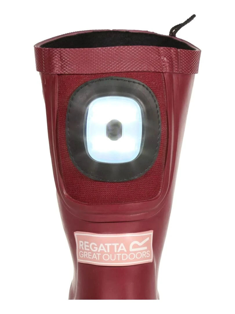 Regatta   Bottes de pluie FAIRWEATHER SHINE BRITE   Violet foncé