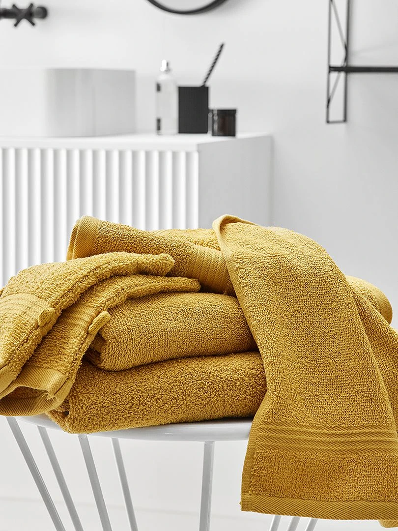 Drap de bain 70 x 130 cm Jaune