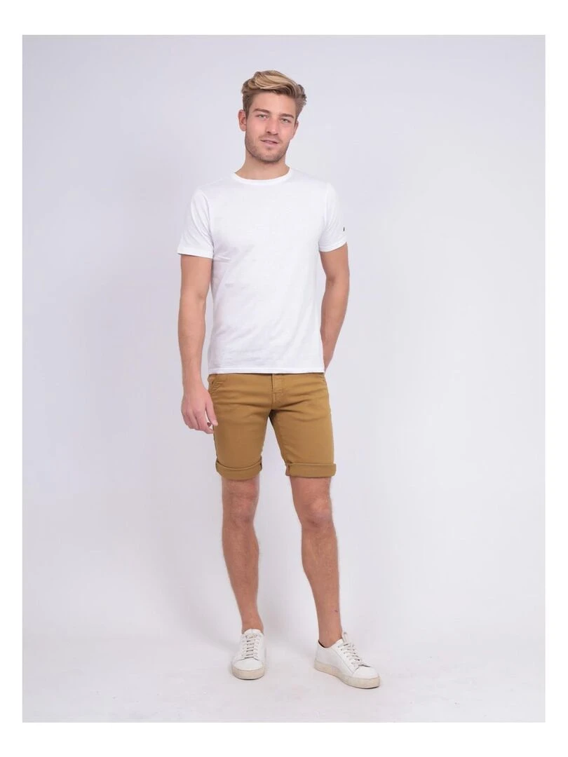 Bermuda chino BAVOLTA   Moutarde