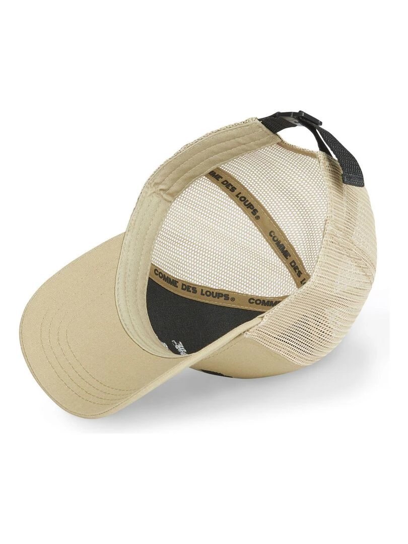 Casquette avec filet uni Class Comme Des Loups   Beige