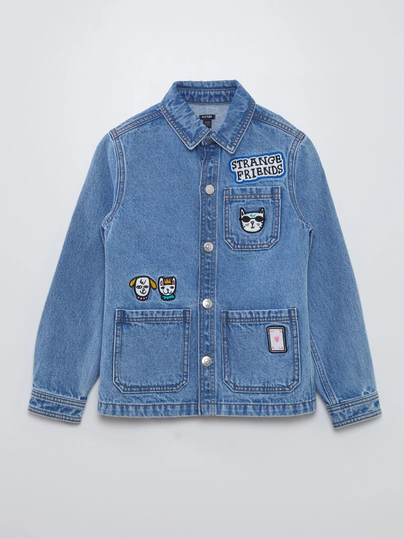Veste en jean X Little Bad Wolf   Bleu