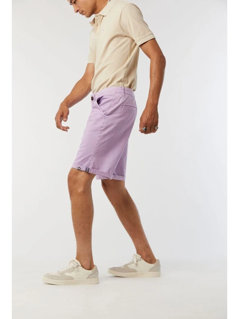 Lee Cooper   Short coton regular NARO   Violet clair