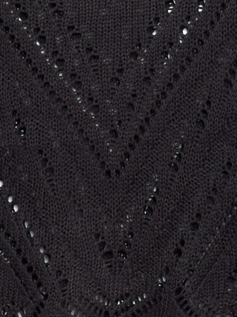 Pull en crochet 'JDY'   noir