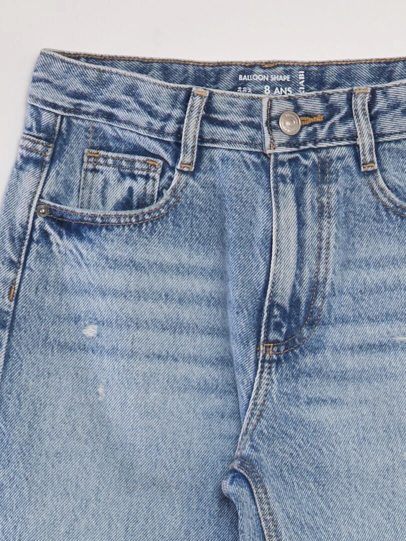 Jean coupe ballon   Bleu