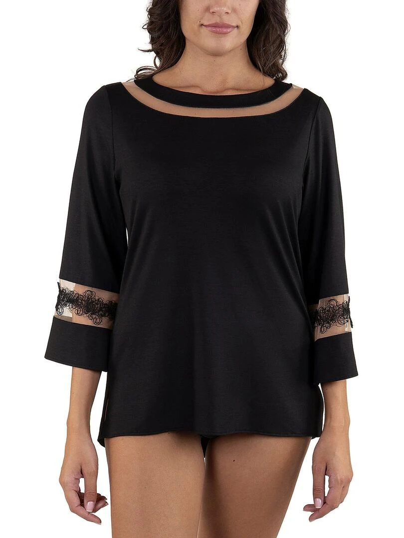 Top manches longues Luxury Dream Noir