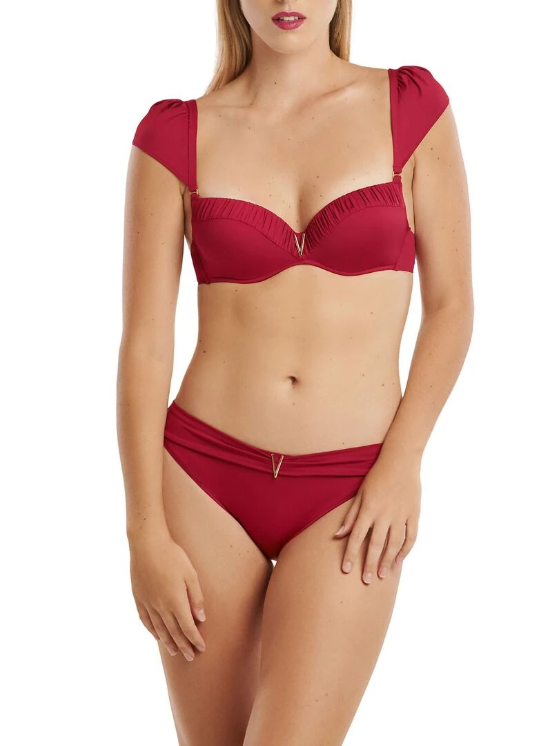 Bas maillot slip de bain Isola Rossa   Rouge