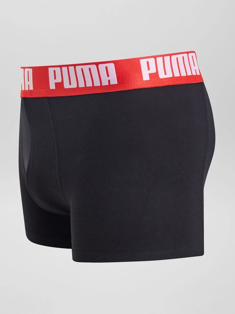 Boxers 'Puma'   Lot de 4   Rouge/gris/noir