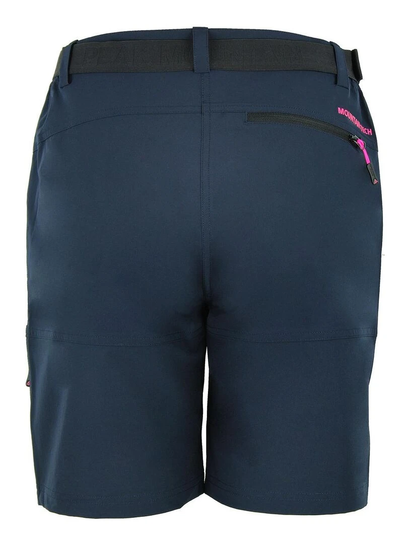 Short de randonnée femme AJASI PEAK MOUNTAIN Bleu nuit