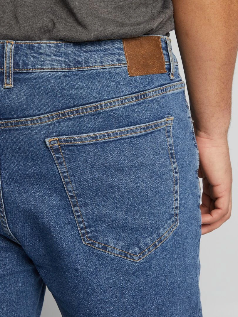 Jean droit à 5 poches   L32   Stone