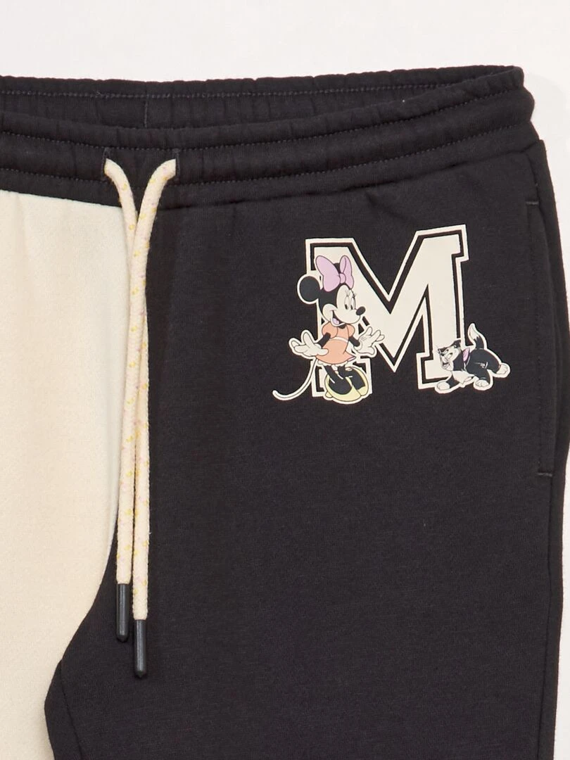 Pantalon de sport 'Disney' Beige/noir