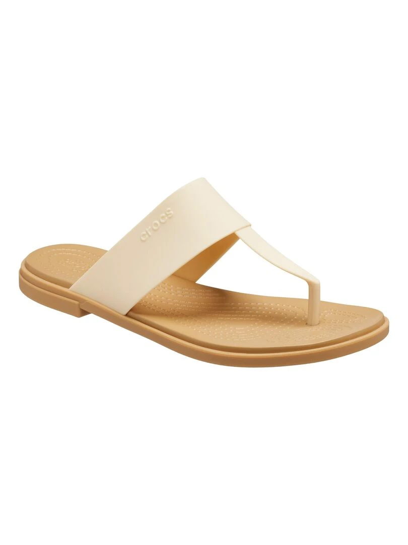 Sandales à Enfiler Crocs Tulum Flip   Jaune