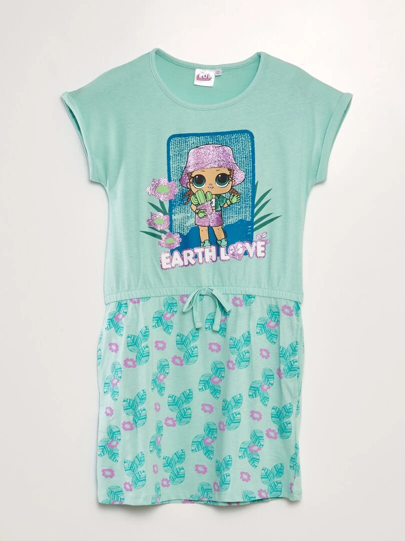 Robe fantaisie 'Lol' bleu