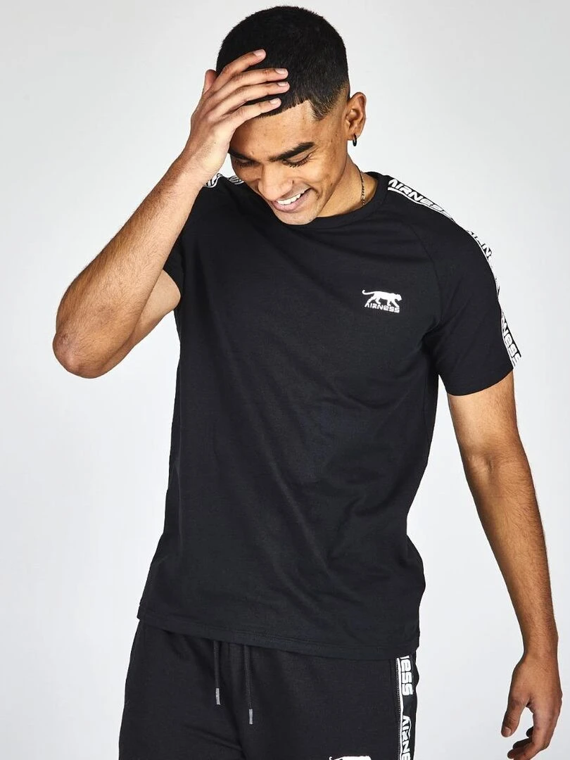 TEE SHIRT NERVE Airness Noir