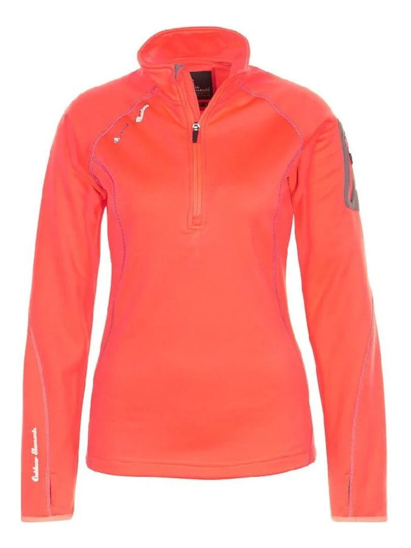 Sweat polarshell femme ACERUN Orange
