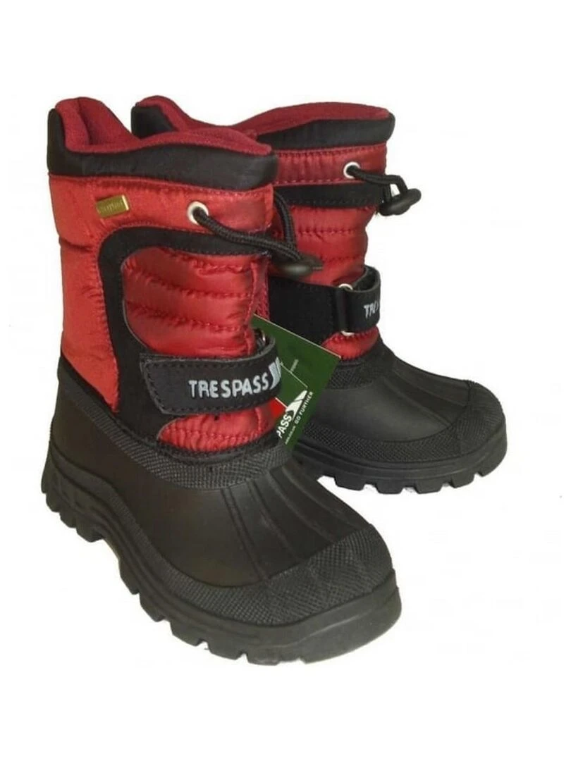 Trespass Kukun Bottes de neige unisexe Rouge