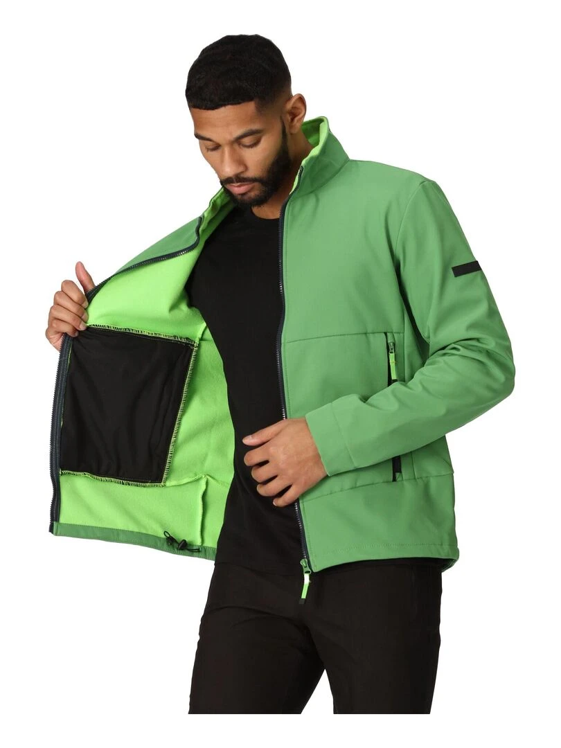 Regatta   Veste softshell DENDRICK   Vert foncé
