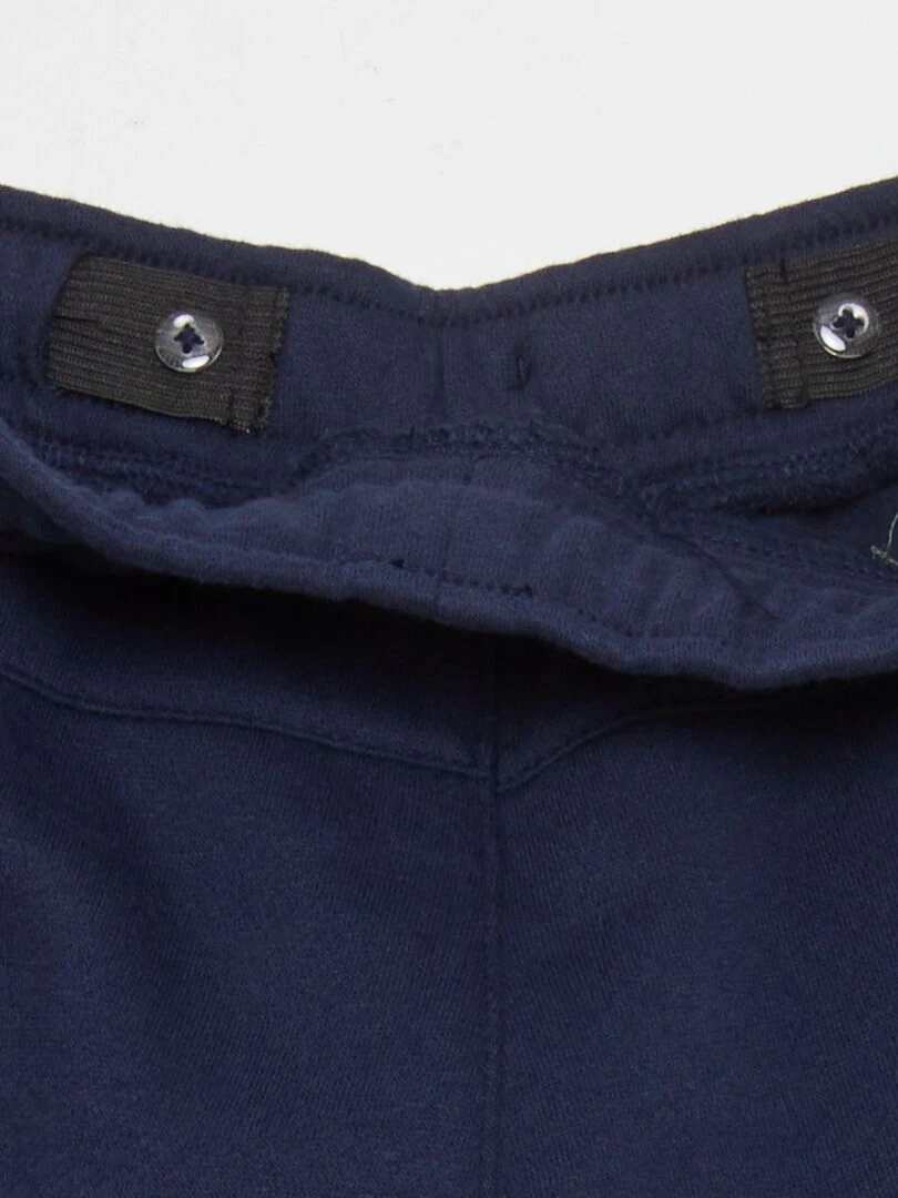 Pantalon jogging en molleton   Coupe + ajustée   Noir