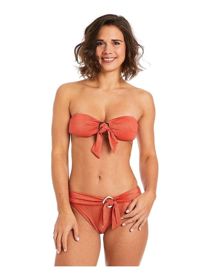 Slip de bain MAUI   Camille Cerf & Pomm'Poire   Orange