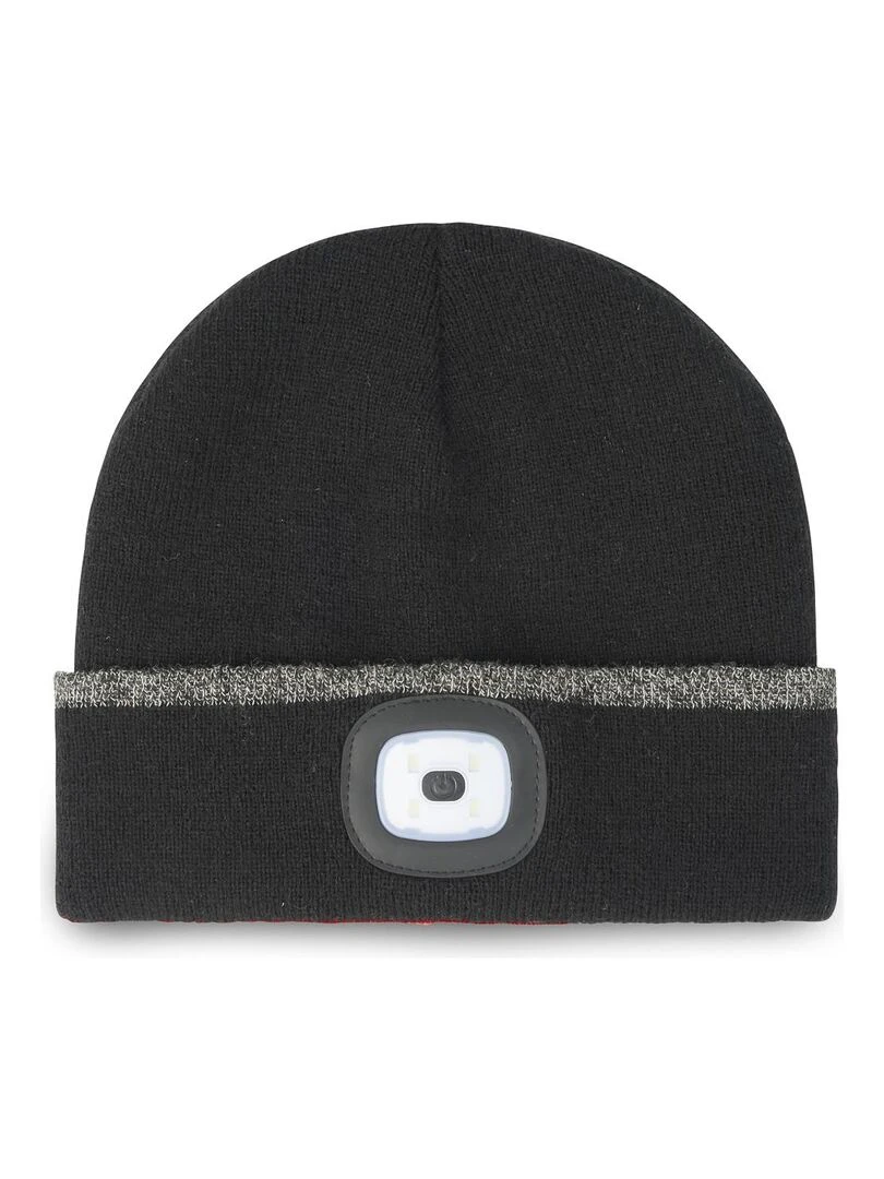 Bonnet LED avec 3 modes d'éclairages et recharge via port USB Facom Noir
