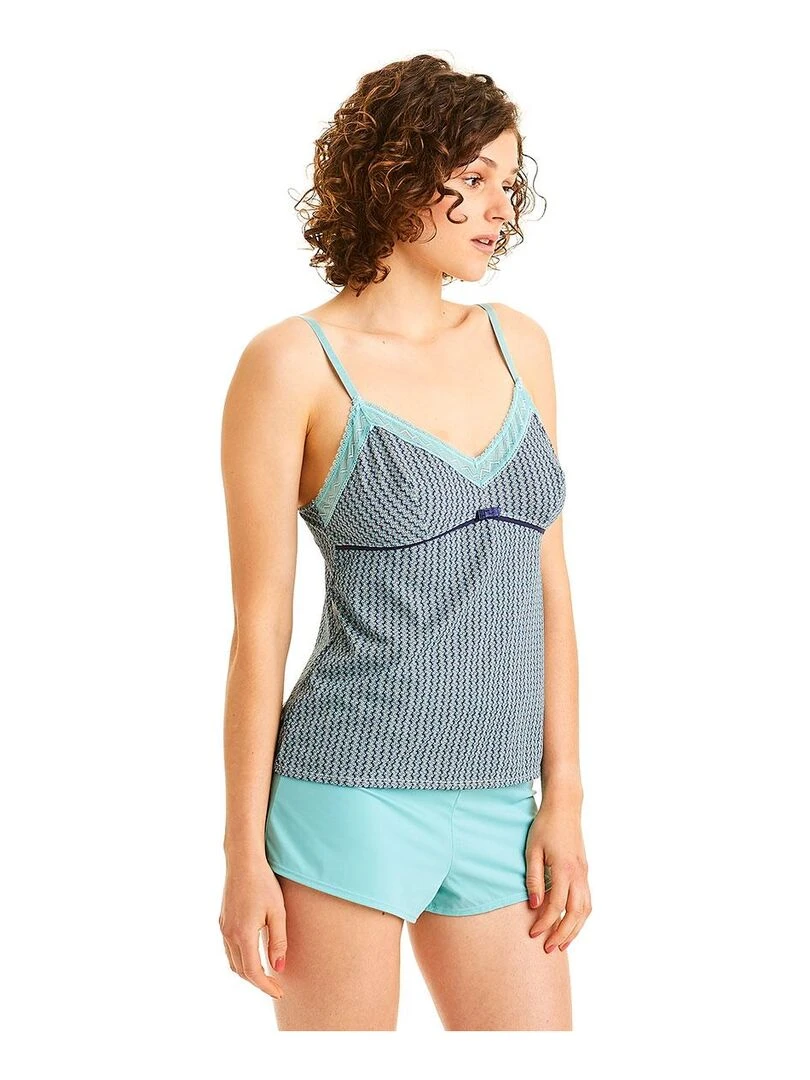 Top short ROSE   Pomm'Poire   Bleu