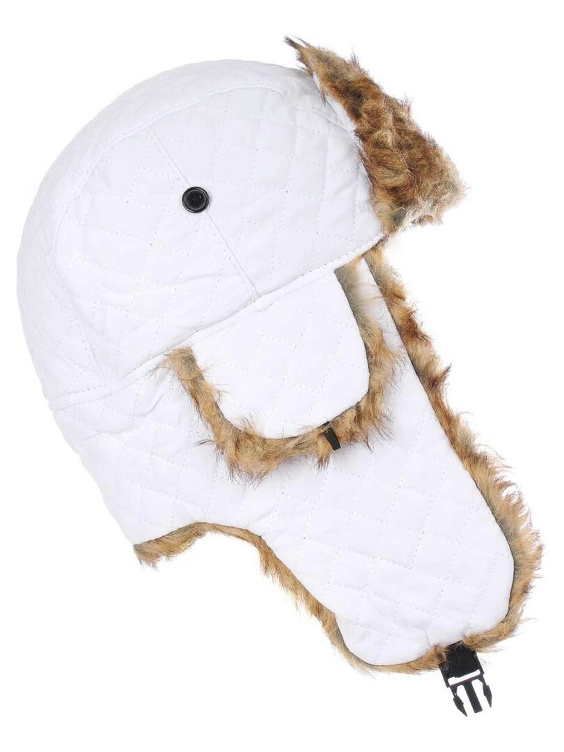 Chapka Matelassée   Blanc