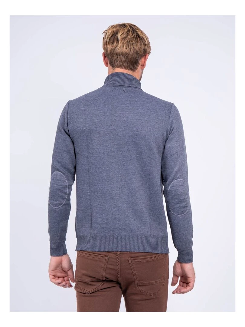 Pull col roulé LARLEQUIN Gris chiné