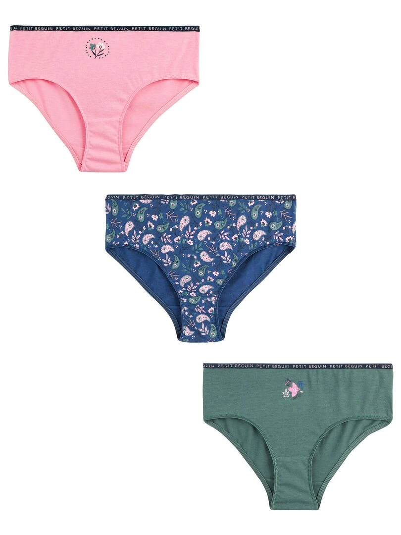 Lot de 3 culottes fille Theresa Rose