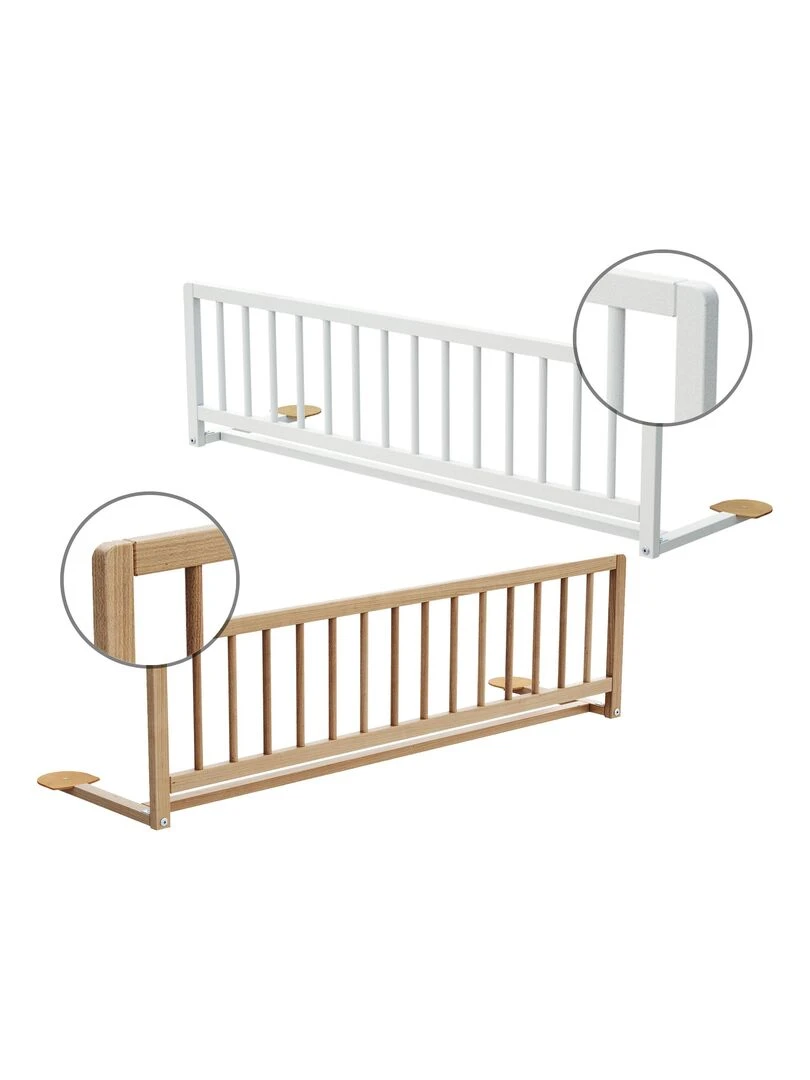 AT4   Barrière de lit 117cm ESSENTIEL   Blanc