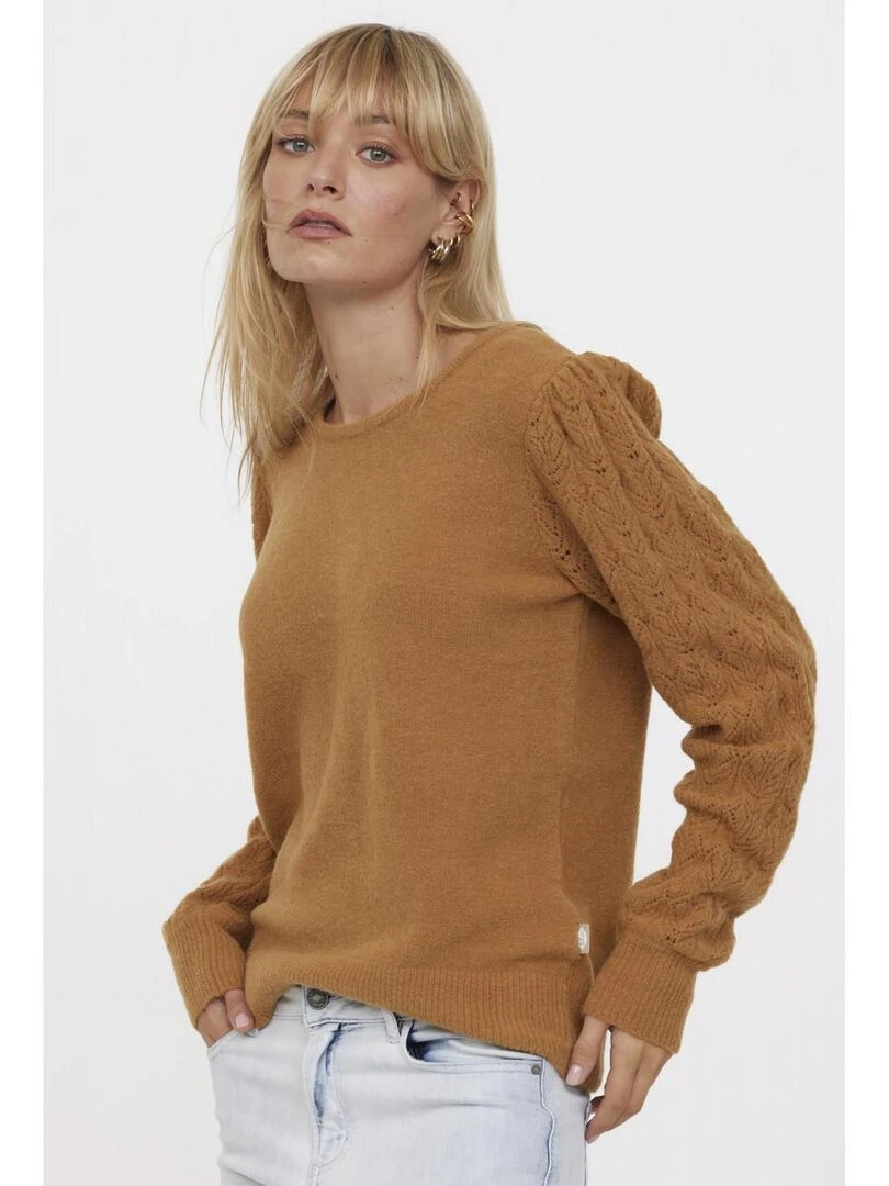 Lee Cooper Pull manches longues polyester regular CATI Camel