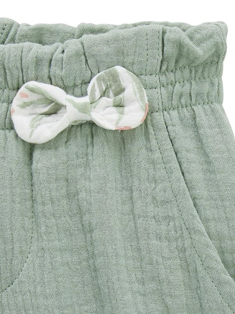 Robe enfant en gaze de coton Calipso   Ecru