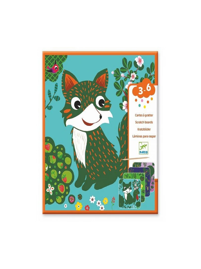 Carte A Gratter Petites Betes N/A
