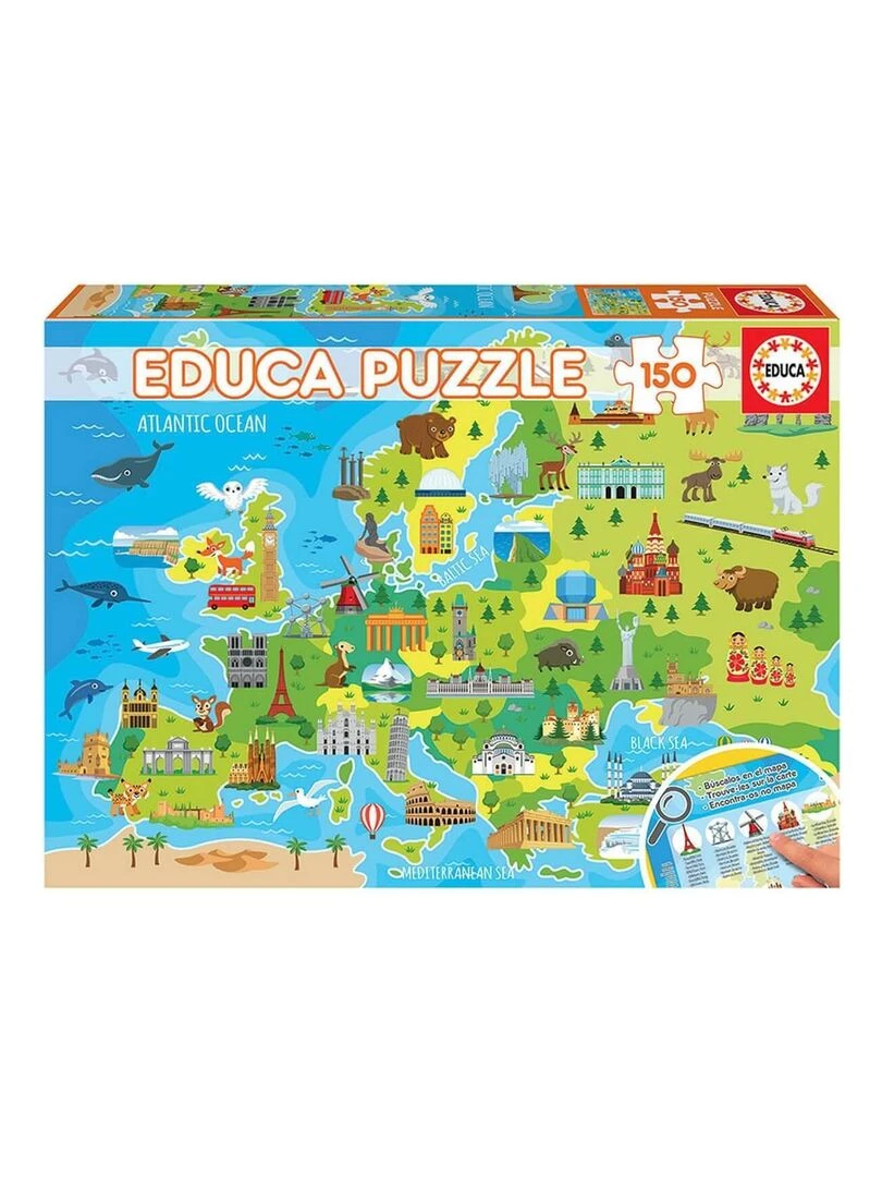 Puzzle 150 pièces : Carte d'Europe N/A