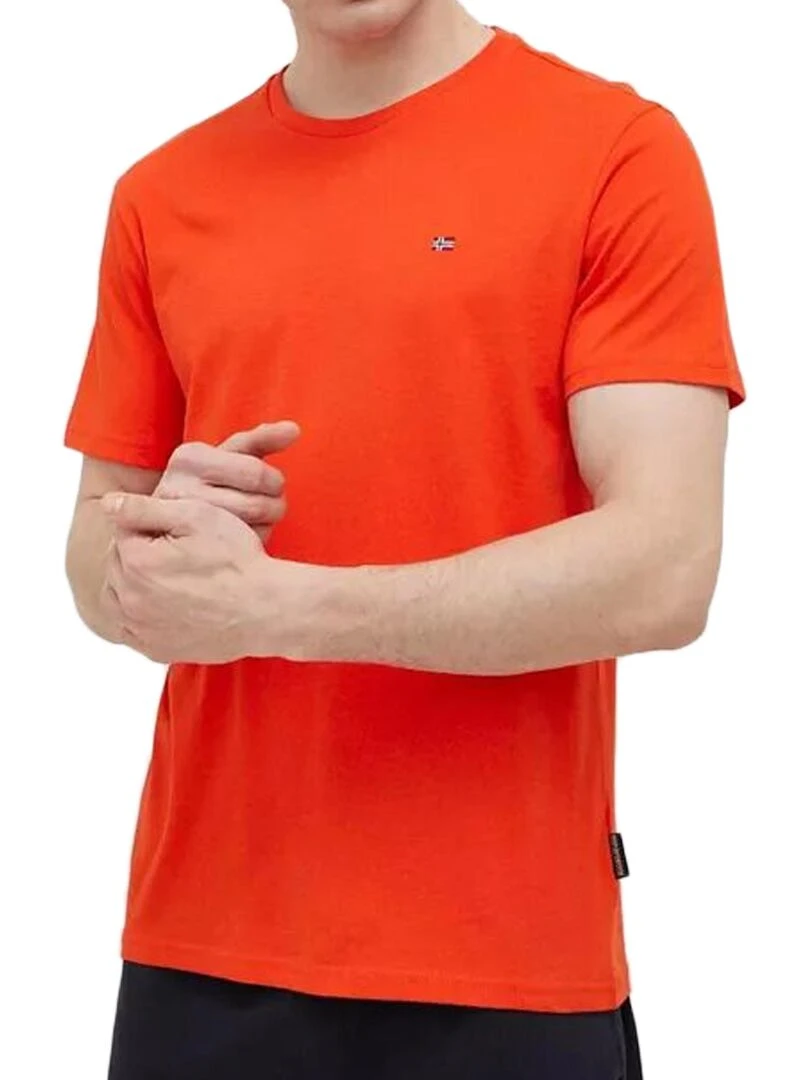 Tee Shirt Napapijri Salis SS Sum Rouge