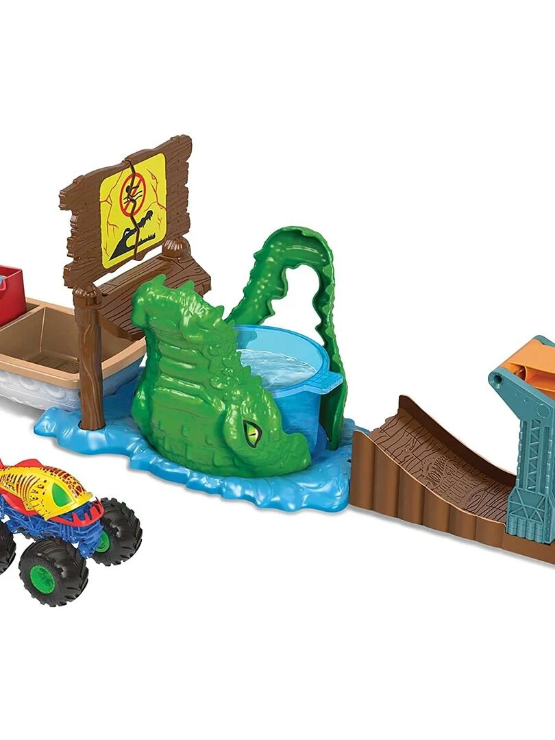 Monster Trucks Color Shifters Attaque des marais avec voiture à changement de couleur   N/A