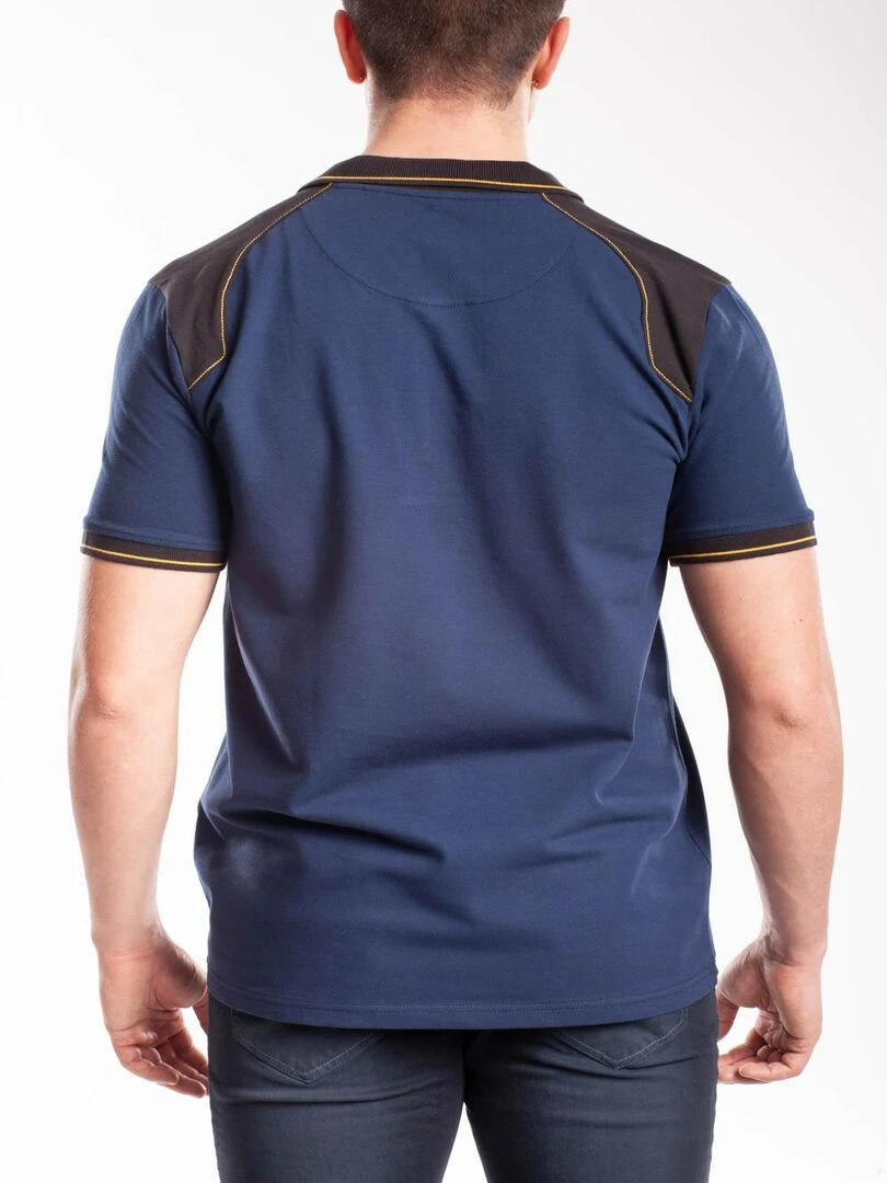 Polo stretch renforcé WORKPOL 'Rica Lewis' Bleu