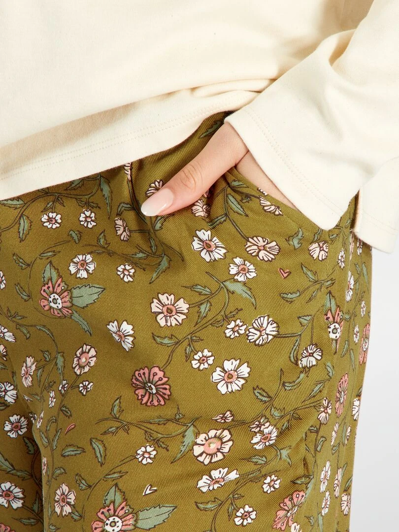 Ensemble de pyjama   kaki