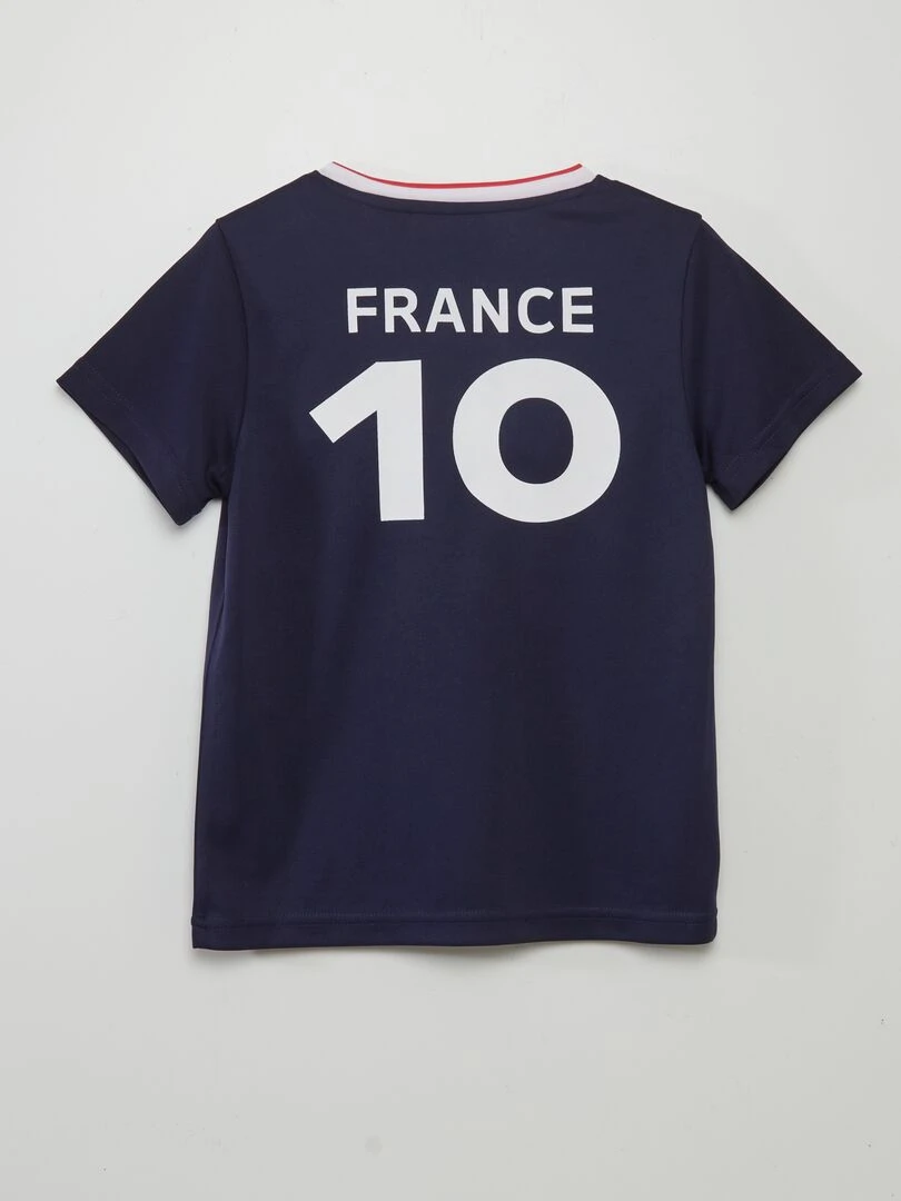 T shirt de foot   Bleu
