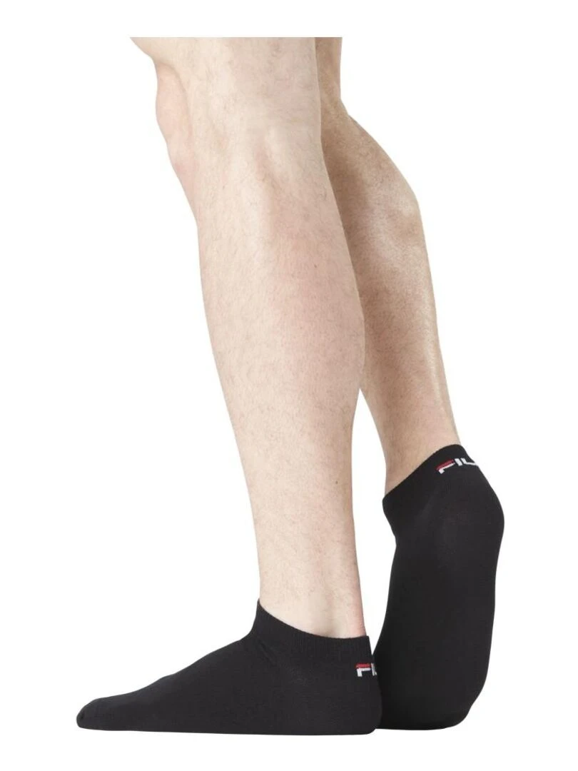 Lot de 6 Paires de Chaussettes socquettes homme Fila   Noir