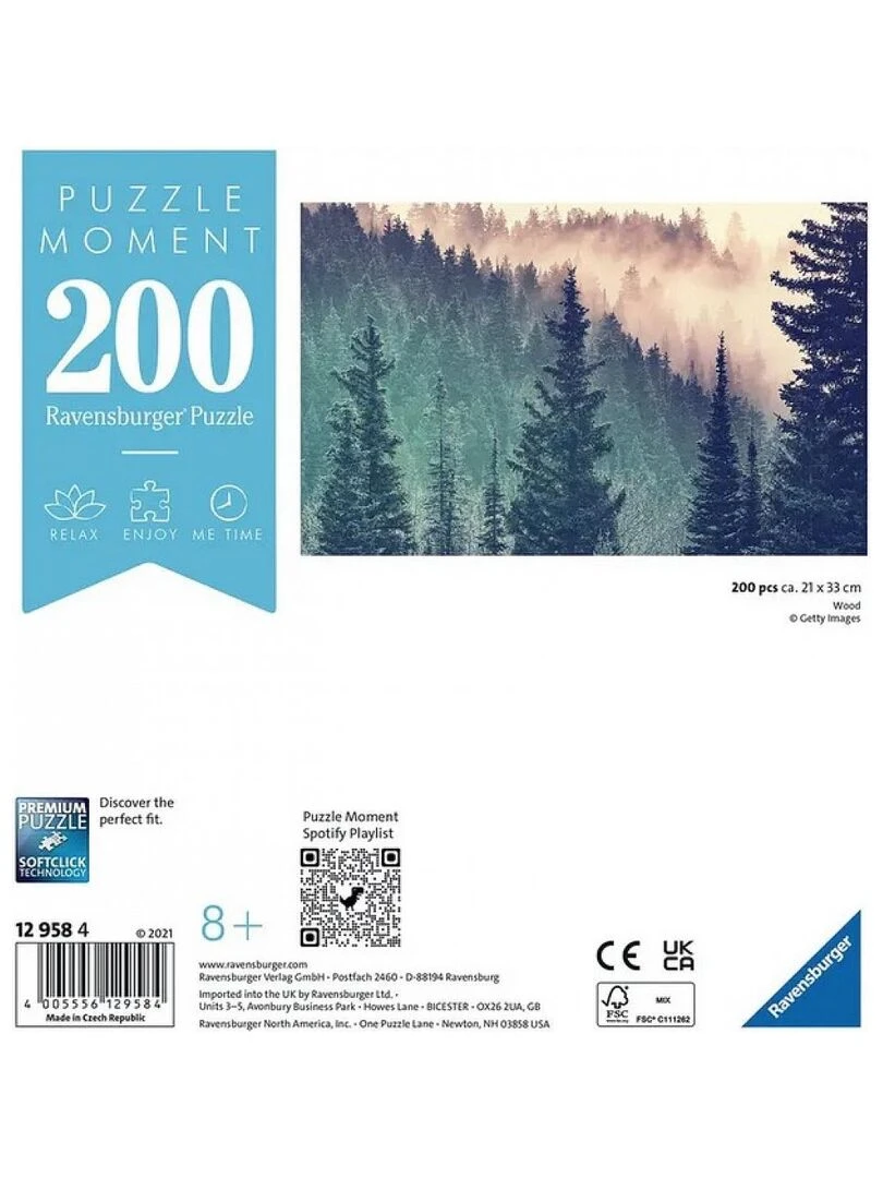 Puzzle Moment Wood 200 pieces N/A