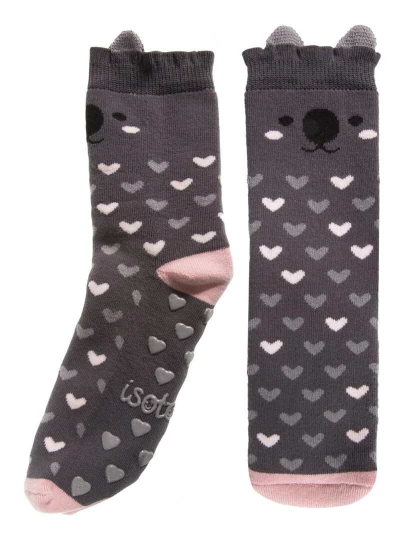Chaussettes antidérapantes Koala 27/34 Gris