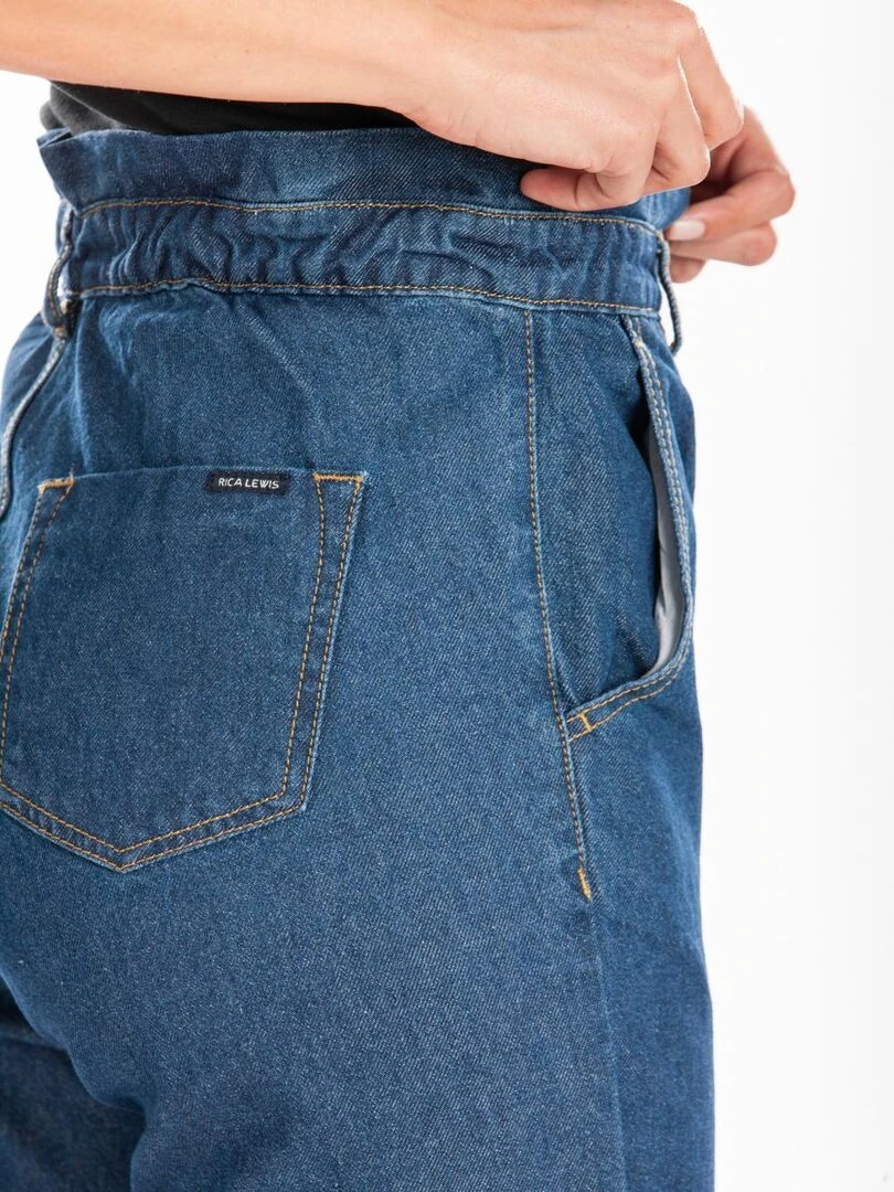 Jeans coupe mom coton LUCIE 'Rica Lewis'   Bleu
