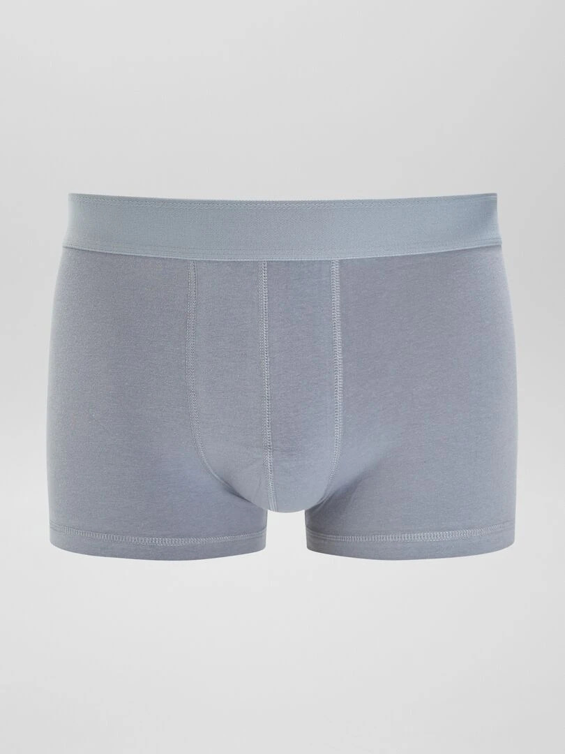 Lot de 3 boxers unis   BLEU