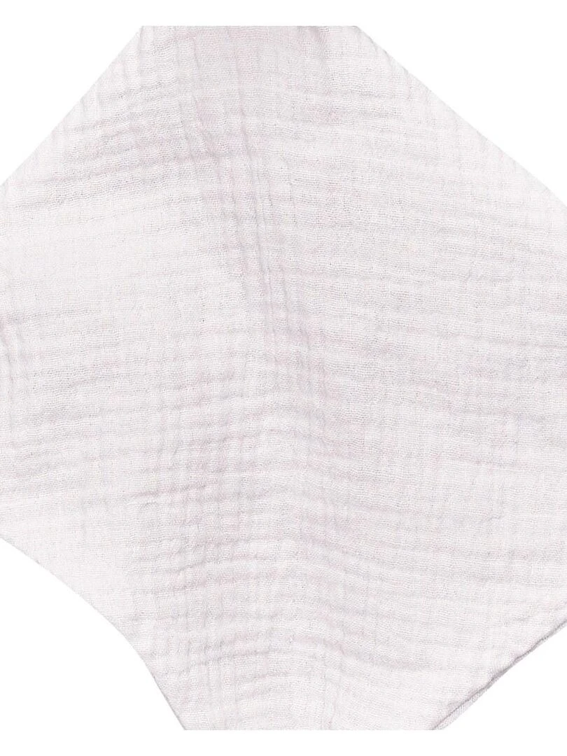 Doudou mouchoir en coton SAUTHON Gris